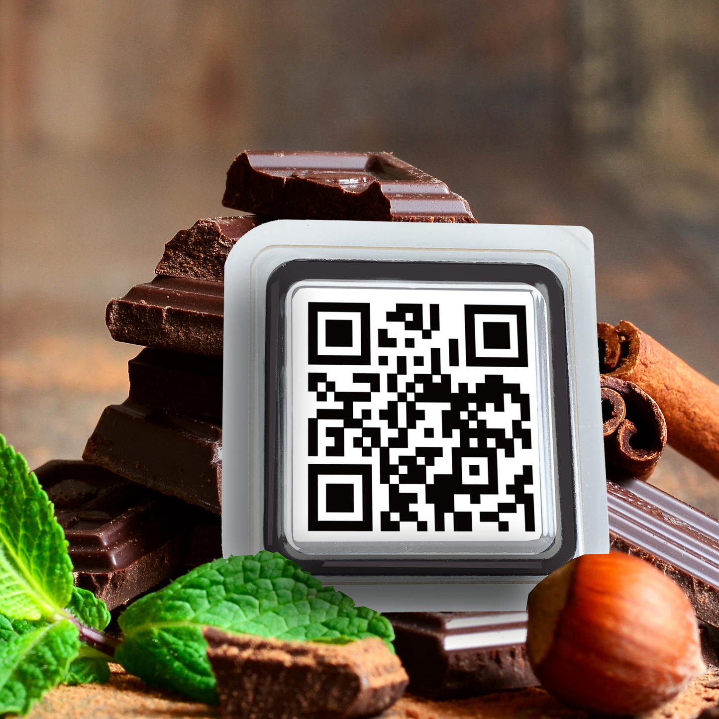 QR code Chocolate Bites