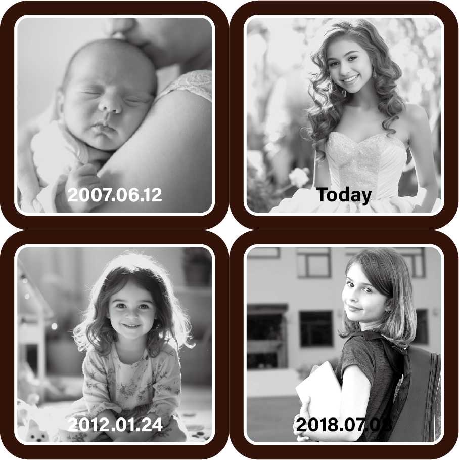 Custom Chocolate (size 2X2) 20 Sets Pack