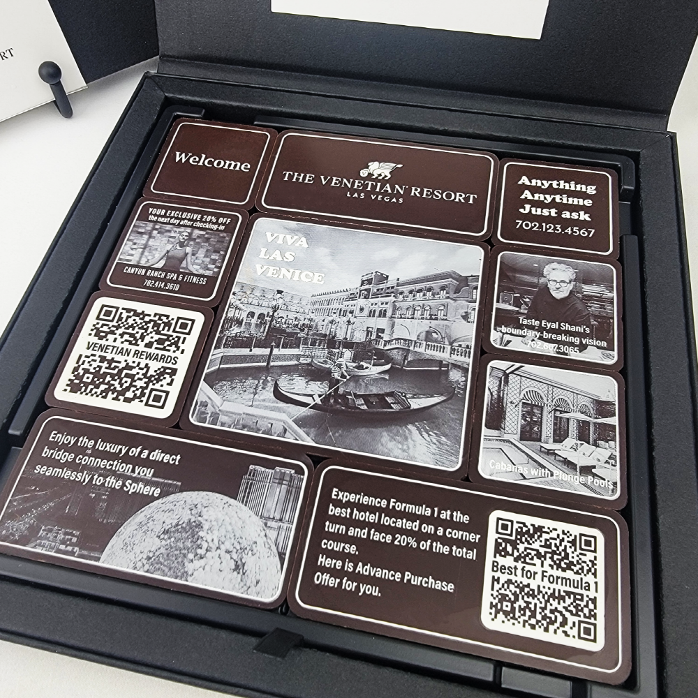 4X4 Layout Chocolate Ensemble Personalized Packaging