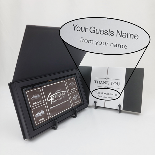 4X2 Layout Chocolate Ensemble Personalized Packaging