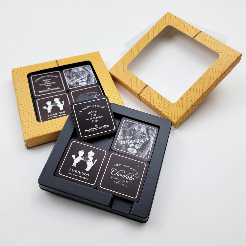 2X2 Layout Chocolate Ensemble Signature Packaging