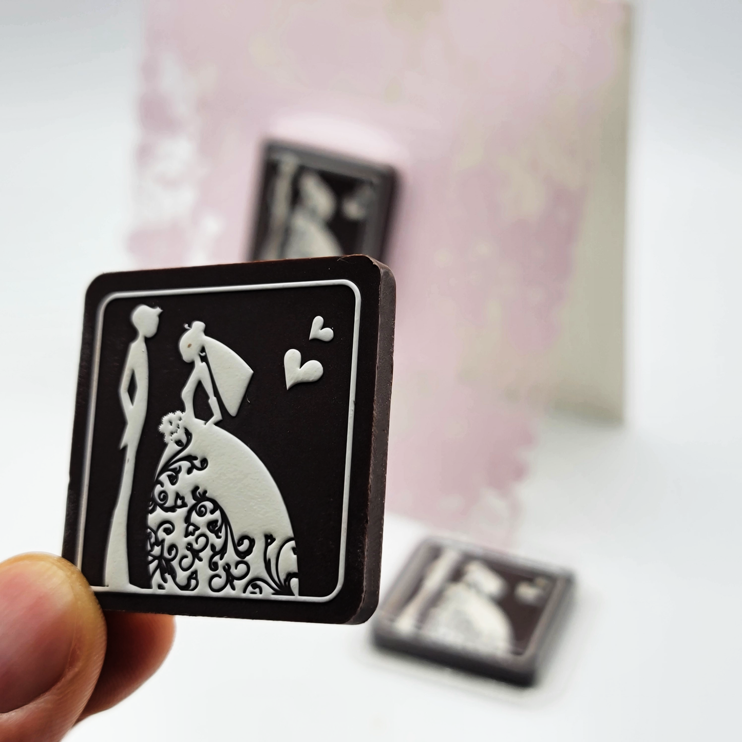 Wedding Card with Signature Chocolate / 20 Sets Pack